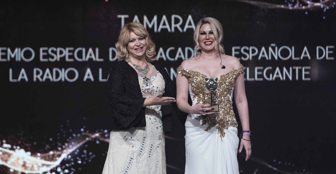 tamara Tamara, Premio  Especial de la Academia Española de la Radio a la cantante más elegante