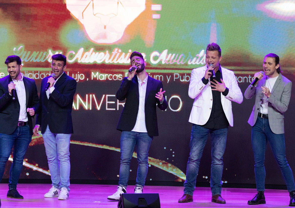 Back Street Boys Tribute, actuó en la pasada edición de Luxury Awards